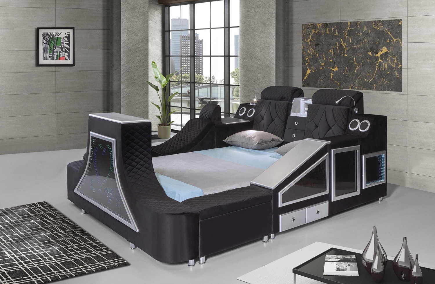 Akıllı smart bed karyola resmi